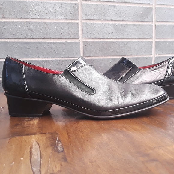 Combination patent and leather Amalfi by Rangoni loafers - Picture 3 of 10